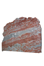 Maison Leon Van den Bogaert Uncalibrated Original Antique Red-Languedoc Marble Slab with Unique Color Variations