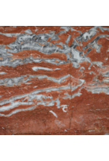 Maison Leon Van den Bogaert Uncalibrated Original Antique Red-Languedoc Marble Slab with Unique Color Variations