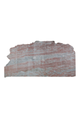 Maison Leon Van den Bogaert Dalle de marbre Rouge Languedoc ancien non calibrée avec variations de couleurs uniques