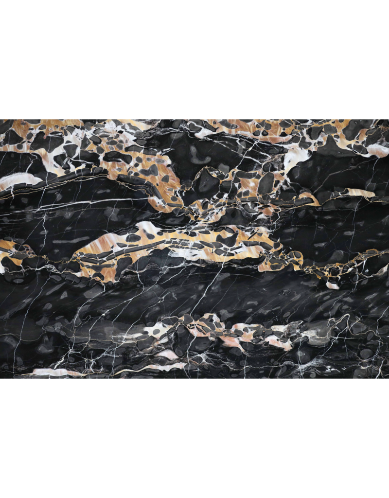 Maison Leon Van den Bogaert Antike Port D'Oro-Marmorplatte – 250 cm x 145 cm x 2 cm Mit Verstärkter Rückseite