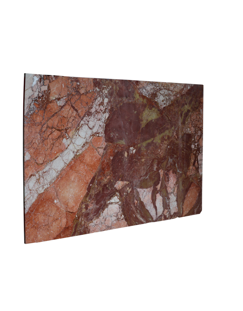 Maison Leon Van den Bogaert La Naturaleza Crea Arte Con Mármol Veteado De Intensos Tonos Rojos