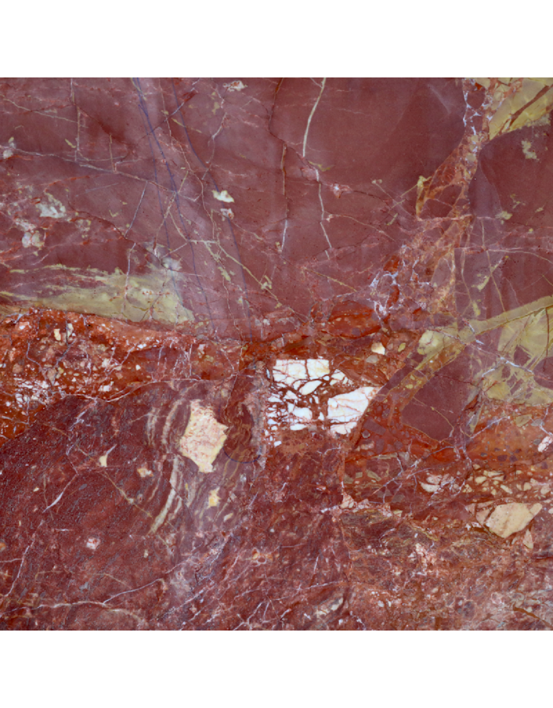 Maison Leon Van den Bogaert La Naturaleza Crea Arte Con Mármol Veteado De Intensos Tonos Rojos