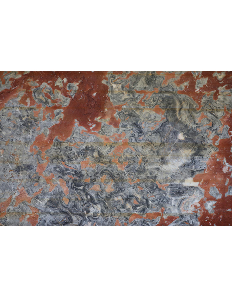 Maison Leon Van den Bogaert Antike rote Caunes-Marmorplatte – 208 × 167 cm bei 1,8 cm Stärke