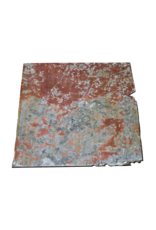 Maison Leon Van den Bogaert Antike rote Caunes-Marmorplatte – 208 × 167 cm bei 1,8 cm Stärke
