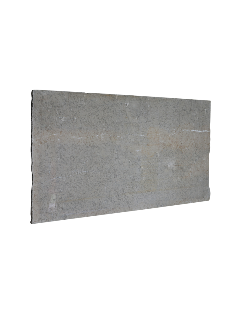 Maison Leon Van den Bogaert Lot of 26 Antique Marble Plates, 245 cm by 105 cm, with Beige-Grey Color Variations