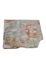 Maison Leon Van den Bogaert Antike rote Caunes Marmorplatte – 150 cm x 105 cm mit 1,8 cm Dicke