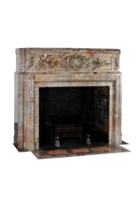 Maison Leon Van den Bogaert Grande cheminée du XVIIIe siècle en marbre royal Sarrancolin