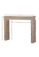 Maison Leon Van den Bogaert Elegant French Antique Fireplace Mantel with Decorative Details For Warm Atmosphere