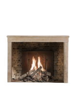 Maison Leon Van den Bogaert Elegant French Antique Fireplace Mantel with Decorative Details For Warm Atmosphere