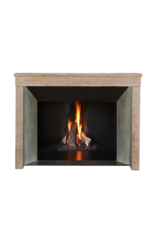 Maison Leon Van den Bogaert Elegant French Antique Fireplace Mantel with Decorative Details For Warm Atmosphere