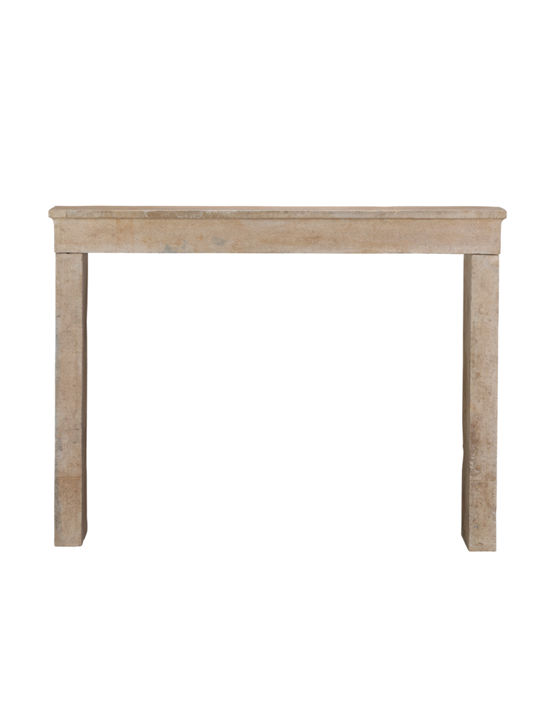 Maison Leon Van den Bogaert Elegant French Antique Fireplace Mantel with Decorative Details For Warm Atmosphere