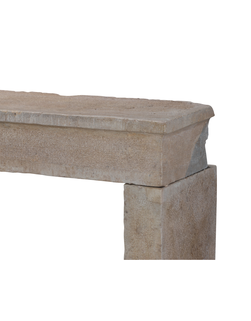 Maison Leon Van den Bogaert Elegant French Antique Fireplace Mantel with Decorative Details For Warm Atmosphere