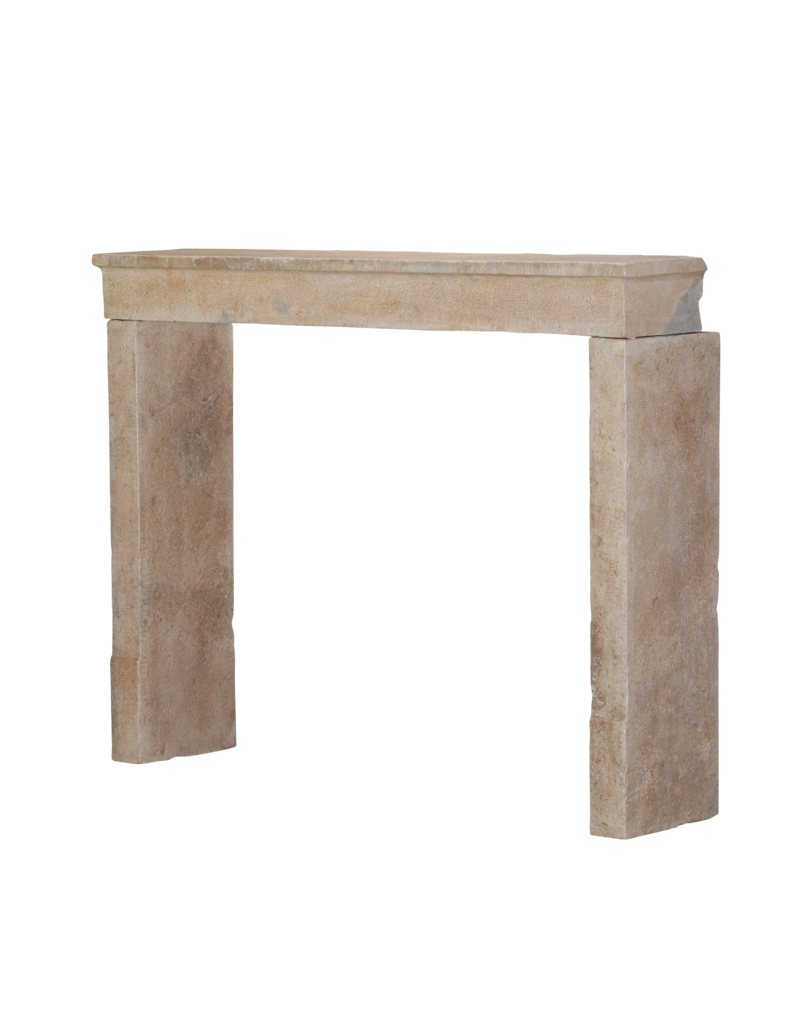 Maison Leon Van den Bogaert Elegant French Antique Fireplace Mantel with Decorative Details For Warm Atmosphere