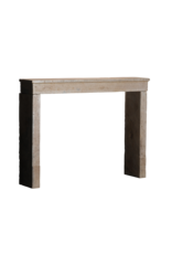 Maison Leon Van den Bogaert Elegant French Antique Fireplace Mantel with Decorative Details For Warm Atmosphere