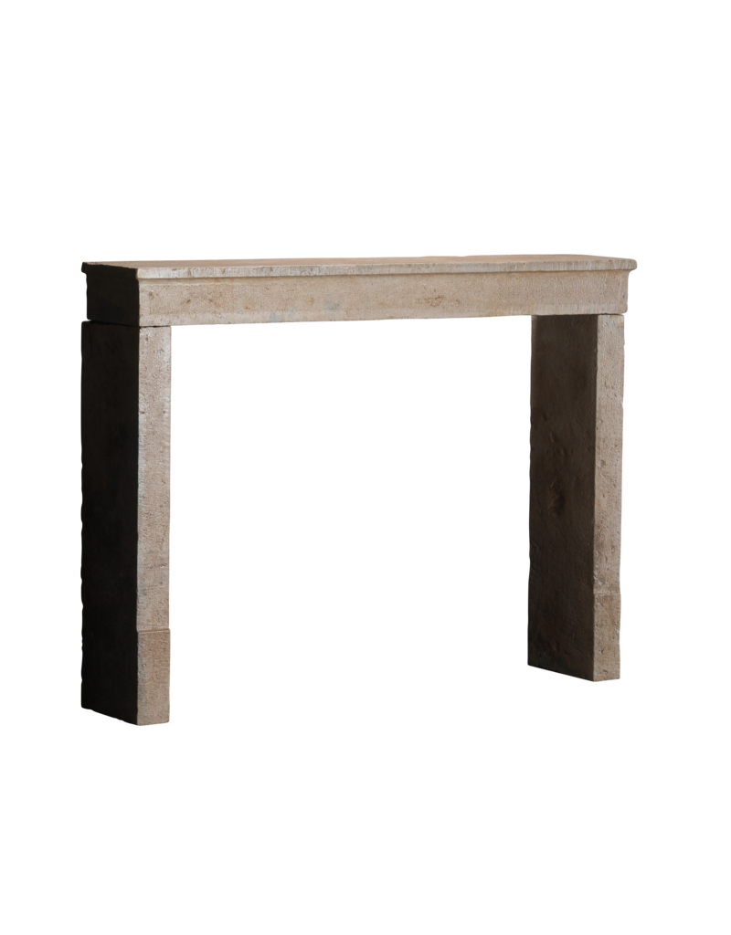 Maison Leon Van den Bogaert Elegant French Antique Fireplace Mantel with Decorative Details For Warm Atmosphere