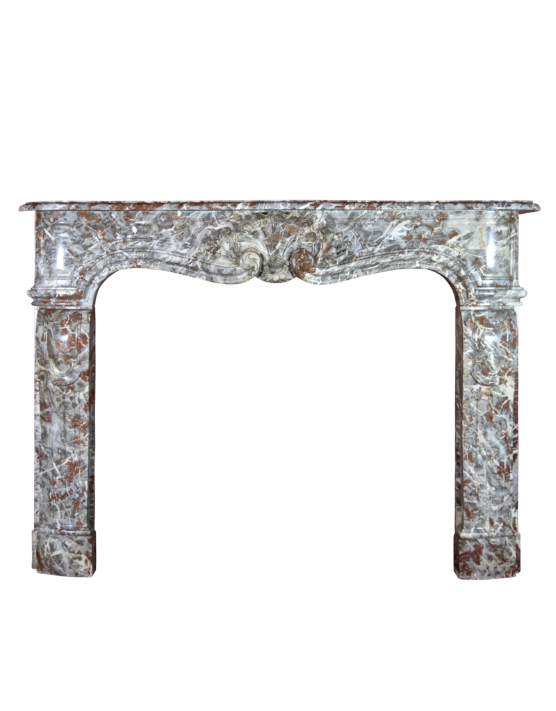 Maison Leon Van den Bogaert Belgische Vintage-Kaminumrandung aus Marmor