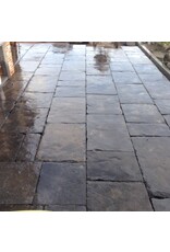 Raw Large Black Floor Tiles, Lot of 55 Square Meters - 550 Sq Feet