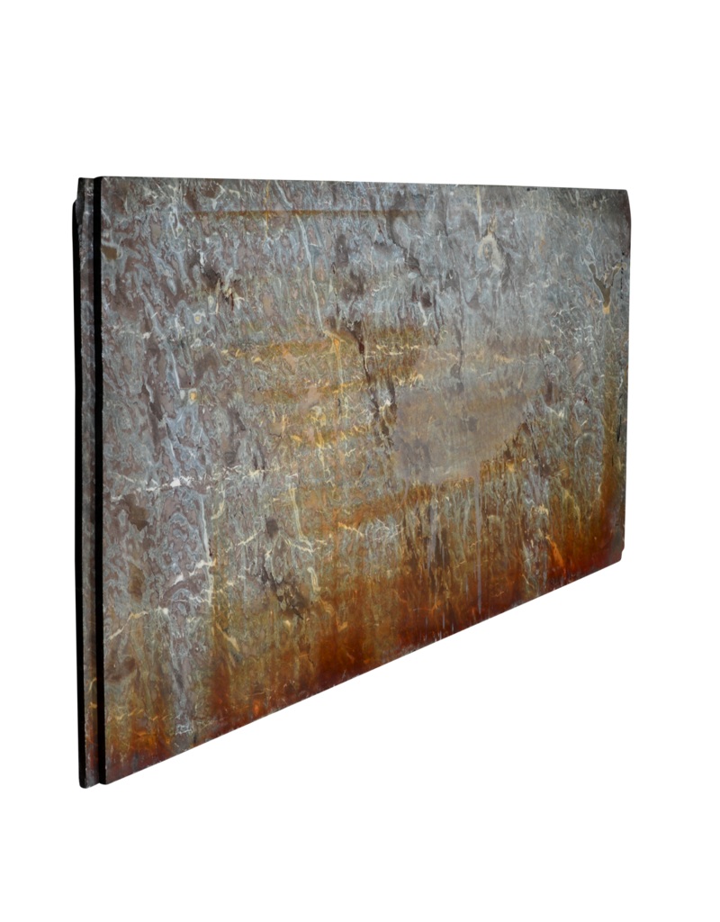 Maison Leon Van den Bogaert Tranches de marbre brun de Verdun ancien – 235 cm x 95 cm – épaisseur 2 cm