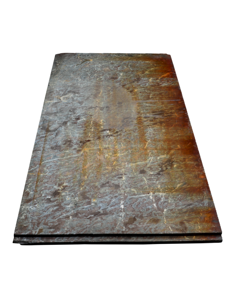 Maison Leon Van den Bogaert Traanches Marbre Brun De Verdun Antique - 235 cm - 95 cm - épaisseur de 2 cm