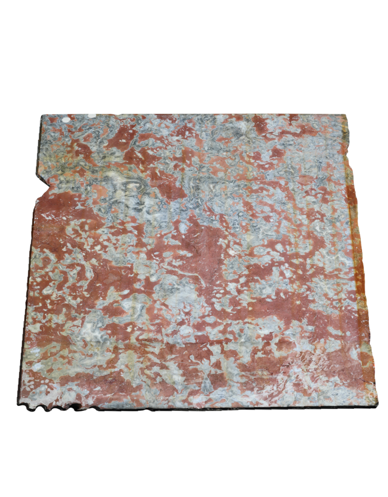Maison Leon Van den Bogaert Losa De Mármol Francés Antiguo Rojo Grisáceo - 190 cm x 135 cm Grosor 1,5 cm