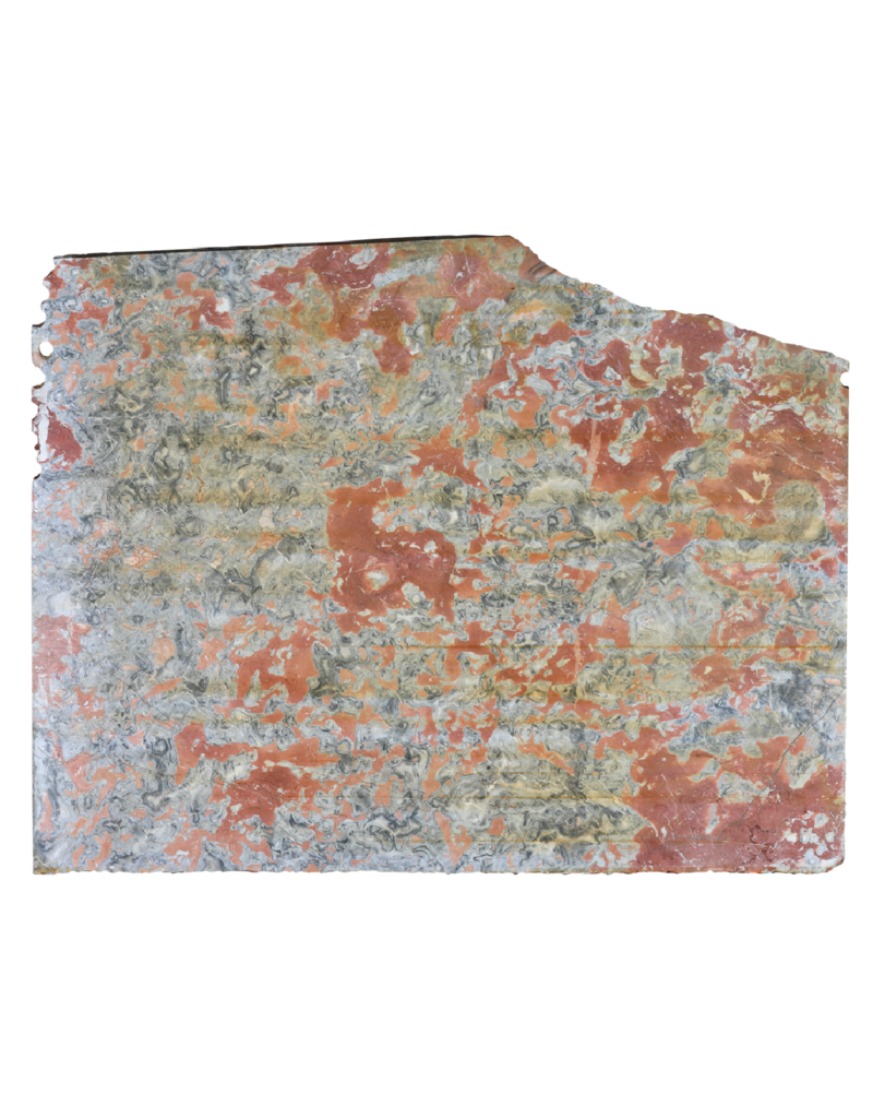 Maison Leon Van den Bogaert Antique Grey Red Caunes Marble Slab - 185cm x 125cm - 1.8cm Thickness