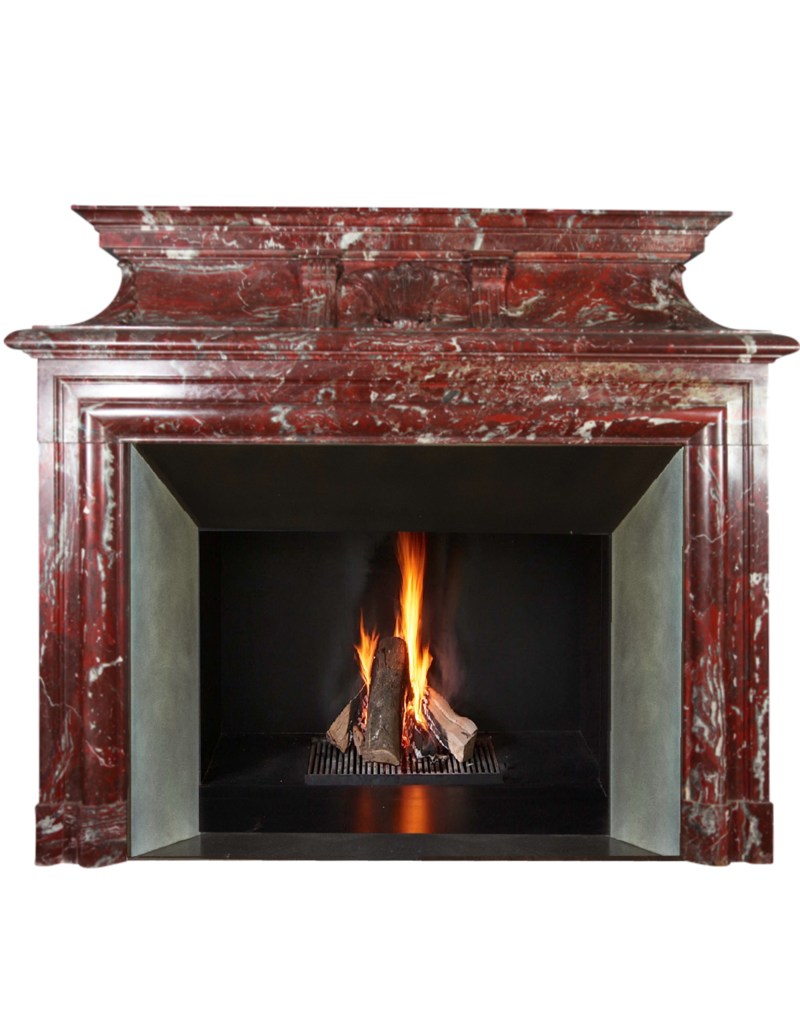 Maison Leon Van den Bogaert Monumental Belgian Vintage Fireplace Surround