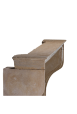 Maison Leon Van den Bogaert Authentic 17th Century French Fireplace Surround in Warm Limestone – A Timeless Alpine Elegance as Seen in Les Fermes de Marie, Megève