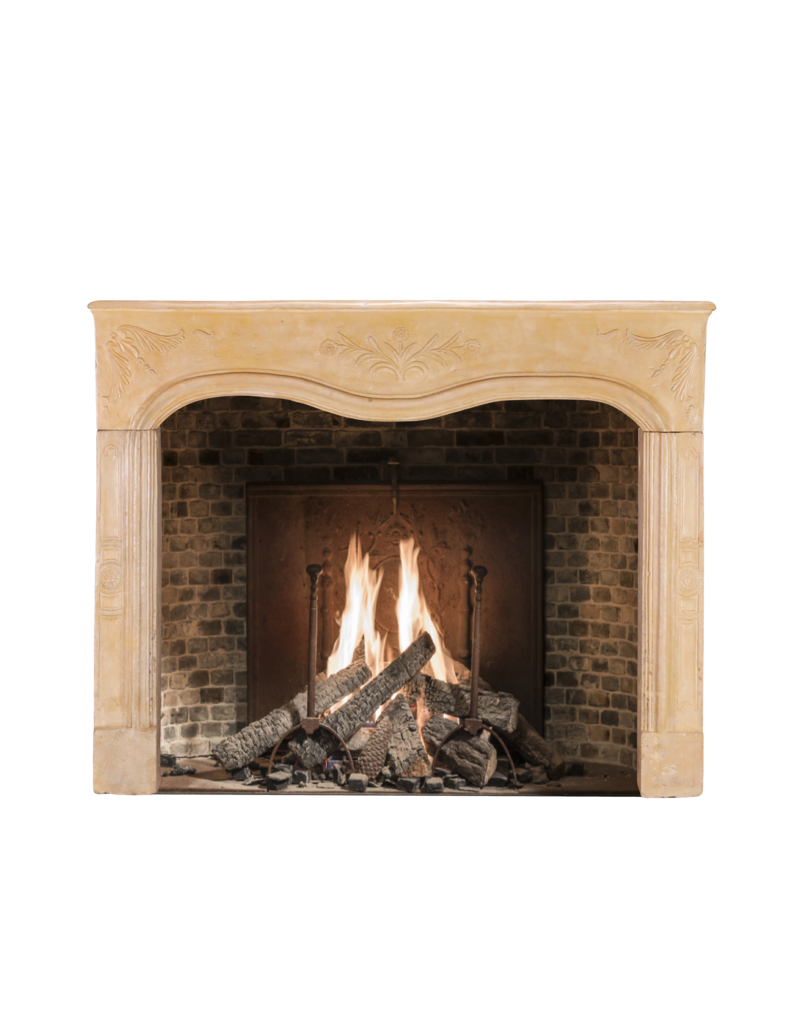 Maison Leon Van den Bogaert Marco De Chimenea - siglo XVIII - Románticas Tallas Florales - estilo provincial rocaille.