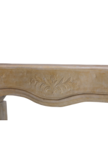 Maison Leon Van den Bogaert Entourage De Cheminée - XVIIIe Siècle - Sculptures Florales Romantiques – Élégante Pièce Maîtresse Provinciale-Rocaille