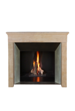 Maison Leon Van den Bogaert Charming 19th Century Petite French Fireplace Surround With Square Firebox Opening