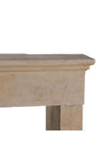 Maison Leon Van den Bogaert Charming 19th Century Petite French Fireplace Surround With Square Firebox Opening