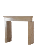 Maison Leon Van den Bogaert Charming 19th Century Petite French Fireplace Surround With Square Firebox Opening