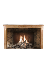 Maison Leon Van den Bogaert Antike 18. Jh. Französische Kaminumrahmung aus burgundischem Rosé‑Beige Marmor – Groß, Recycelt, Rarität