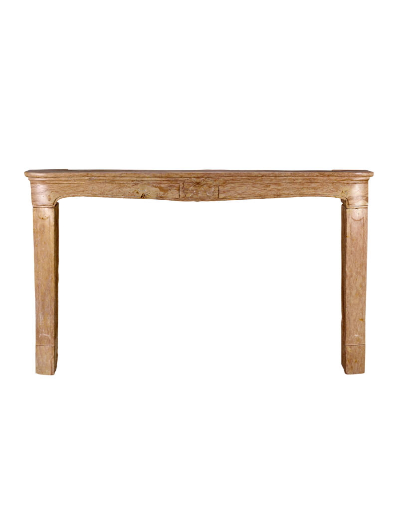 Maison Leon Van den Bogaert 18th‑Century Antique French Fireplace Surround in Burgundy Rose Hard-Stone Marble – Large, Reclaimed, Rare Color & Carving