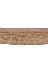 Maison Leon Van den Bogaert Cheminée Ancienne du XVIIIe siècle en Marbre de Bourgogne Rosé‑Beige – Large, Recyclée, Design Rarissime