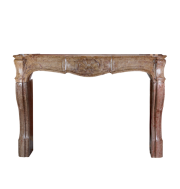 Maison Leon Van den Bogaert Cheminée Antique Rouge Avec Motif Coquillage
