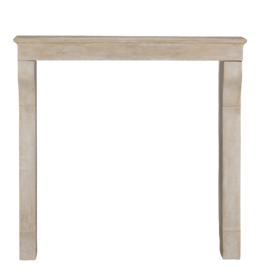 Maison Leon Van den Bogaert Timeless 19th c. French Limestone Fireplace