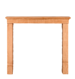 Maison Leon Van den Bogaert Square French Stone Fireplace Surround – Timeless Elegance