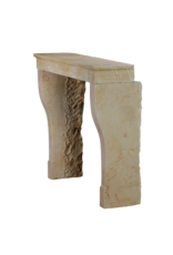 Maison Leon Van den Bogaert Authentic 19th Century French Stone Fireplace Surround | Antique Mantel