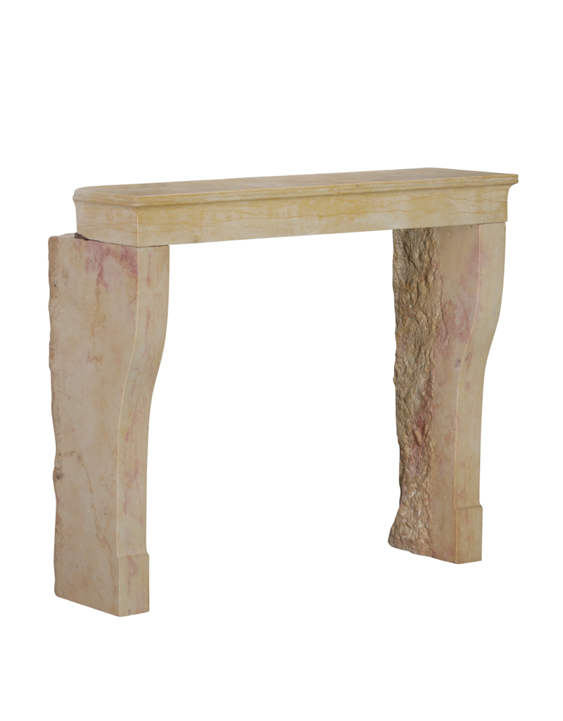 Maison Leon Van den Bogaert Authentic 19th Century French Stone Fireplace Surround | Antique Mantel