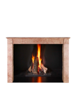 Maison Leon Van den Bogaert Antique 19th Century Rose-Pink Burgundy Marble Fireplace | Château Provenance