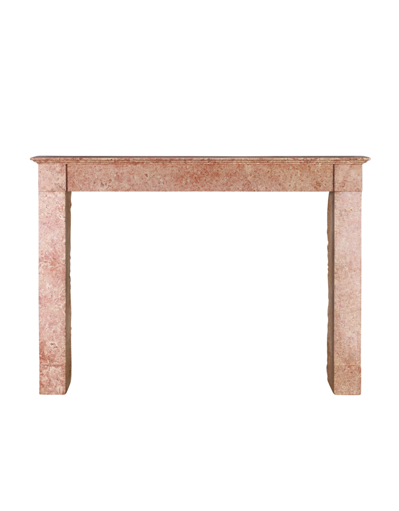 Maison Leon Van den Bogaert Antieke 19e-Eeuwse Schouw In Rozerood Bourgondisch Marmer | Château Herkomst