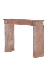 Maison Leon Van den Bogaert Antique 19th Century Rose-Pink Burgundy Marble Fireplace | Château Provenance