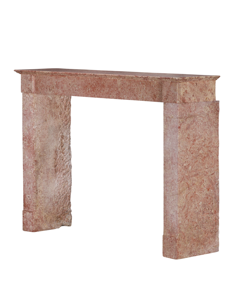 Maison Leon Van den Bogaert Chimenea Antigua Siglo XIX En Piedra Mármol Rosa De Borgoña | Procedencia Castillo