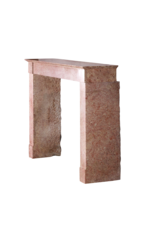 Maison Leon Van den Bogaert Chimenea Antigua Siglo XIX En Piedra Mármol Rosa De Borgoña | Procedencia Castillo