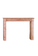 Maison Leon Van den Bogaert Antique 19th Century Rose-Pink Burgundy Marble Fireplace | Château Provenance