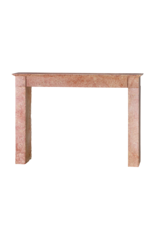 Maison Leon Van den Bogaert Antique 19th Century Rose-Pink Burgundy Marble Fireplace | Château Provenance