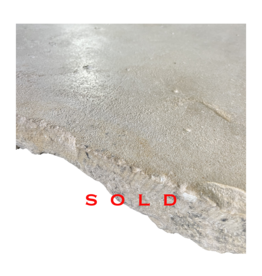 White Limestone Wabi-Sabi Stone Element