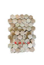 Maison Leon Van den Bogaert Azulejos de terracotta hexagonales franceses antiguos
