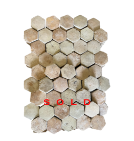 Reclaimed French Hexagonal Terra Cotta Tiles